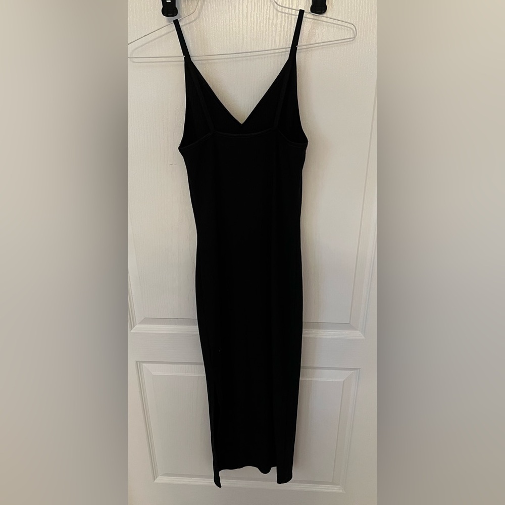 Topshop ribbed jersey bodycon midi dress. Size 4 - Picture 3 of 7